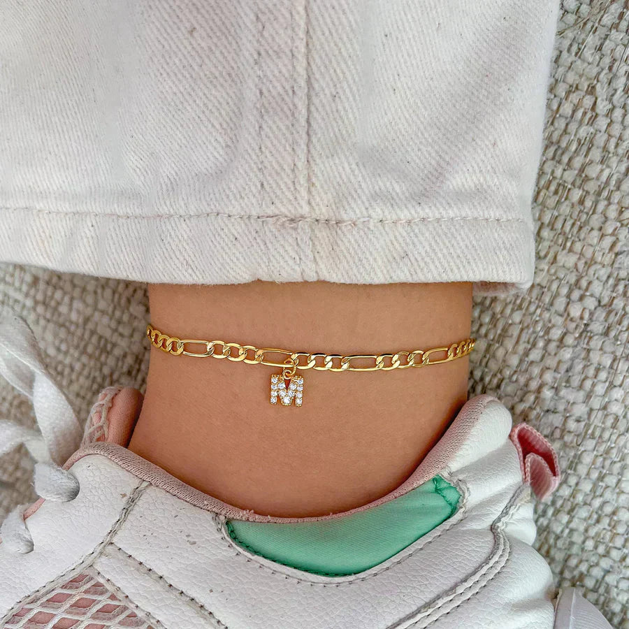 AMOUR INITIAL ANKLET