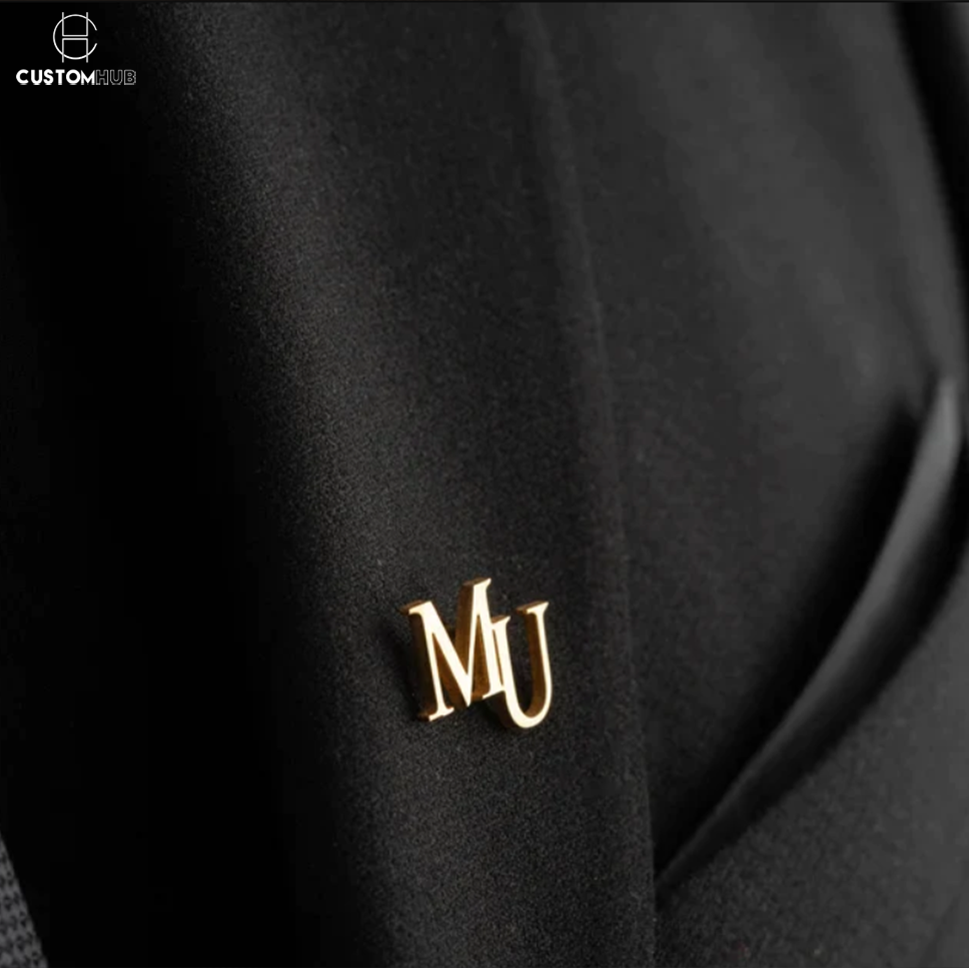 INITIAL LAPEL/COAT PIN - MEN