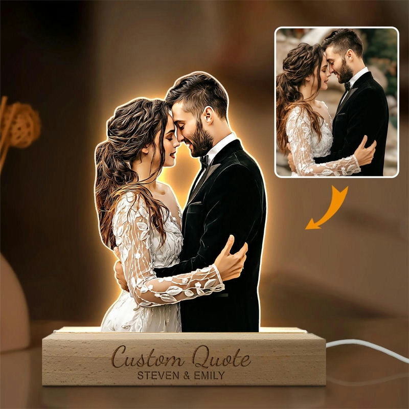 Personalized Couple Photo Lamp