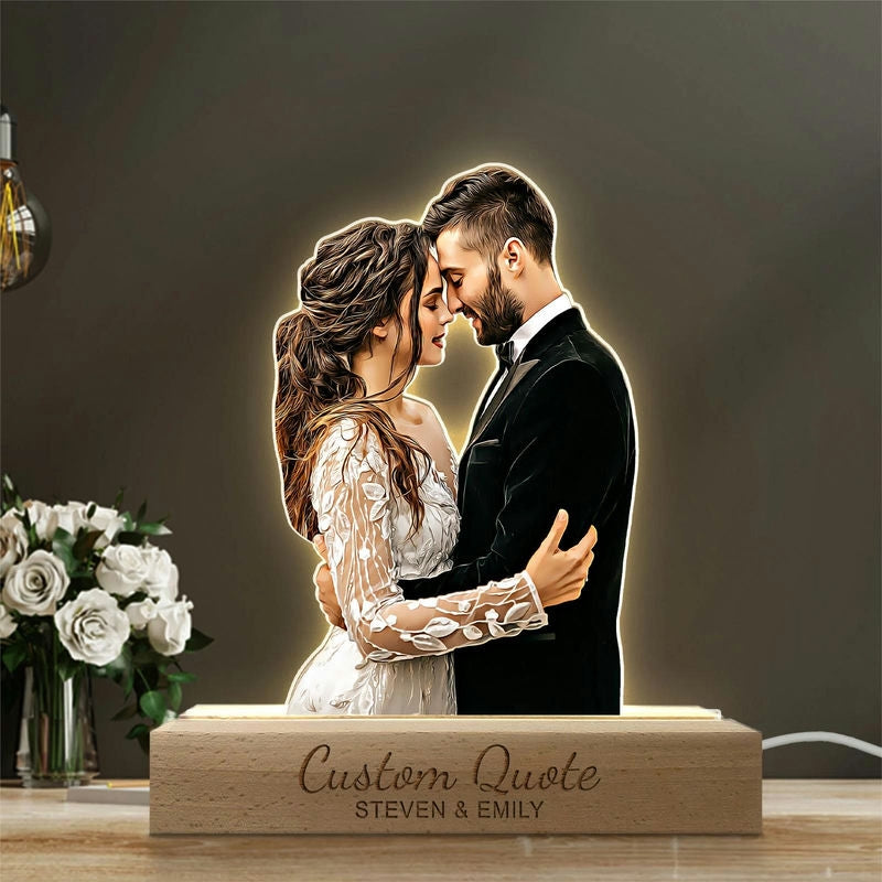 Personalized Couple Photo Lamp