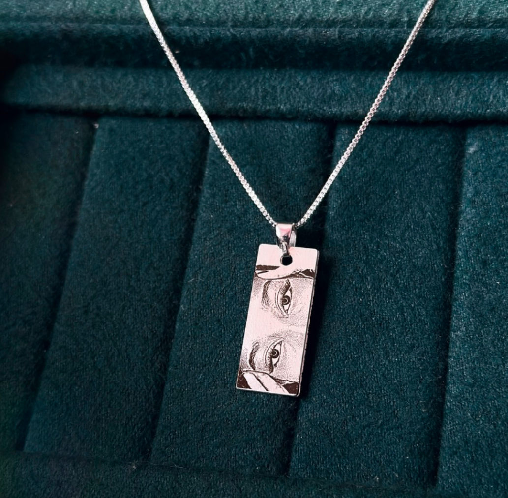 Photo Engraved Necklace