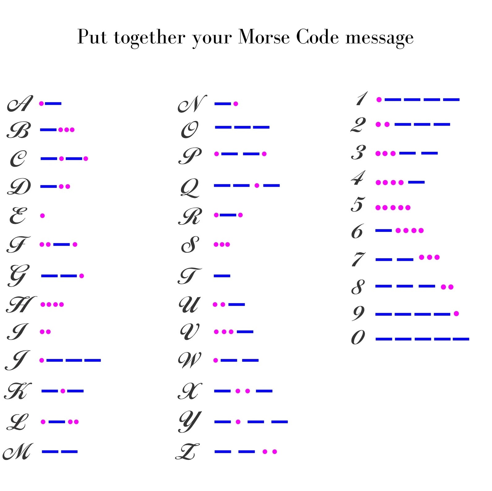Morse Code Necklace