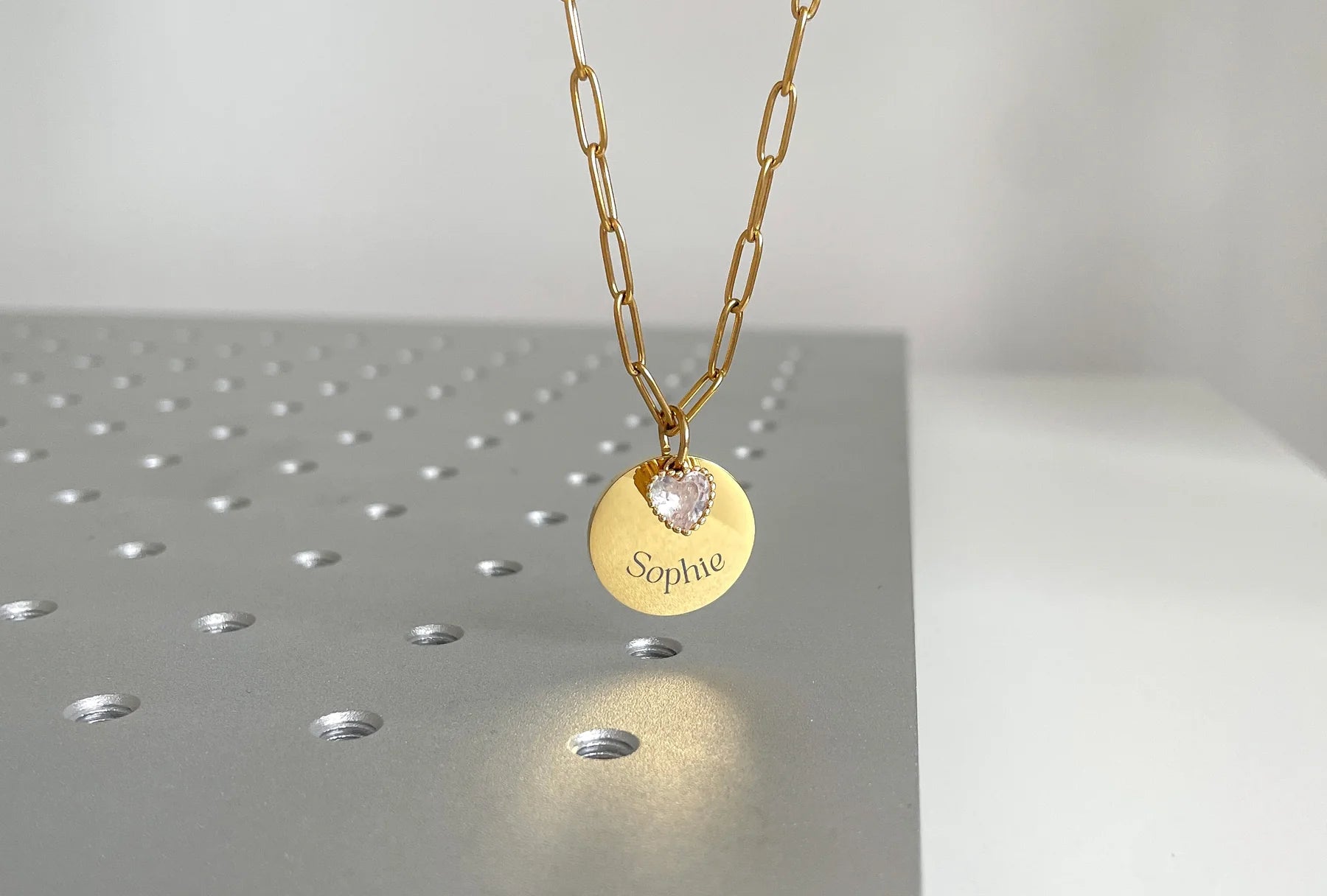 The Initial Charm Necklace