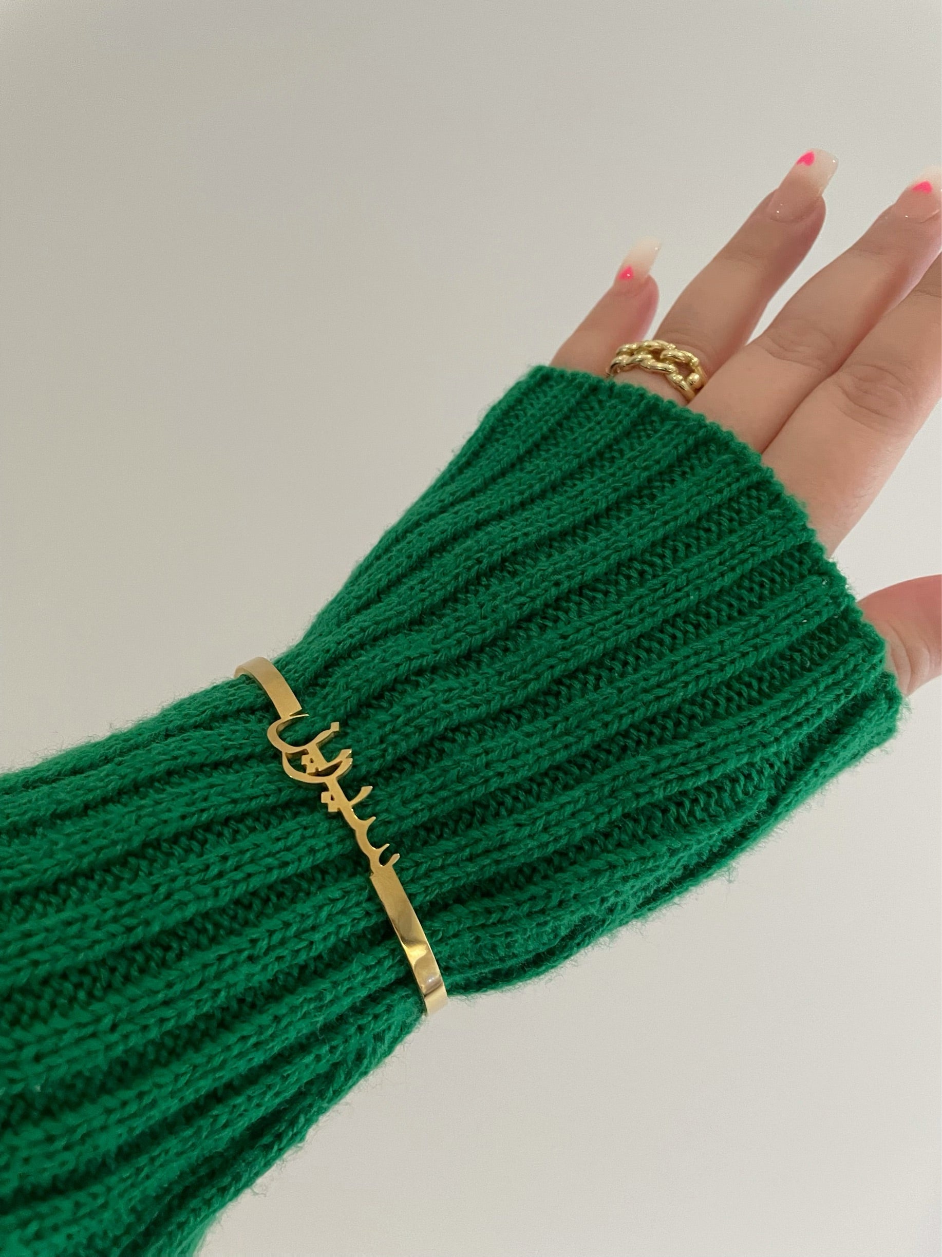 PERSONALISED NAME CUFF BRACELET