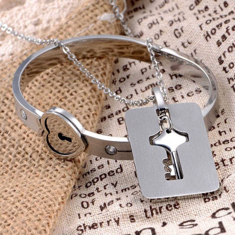 ❤️LoveLock™ Bracelet + Necklace Key Set❤️