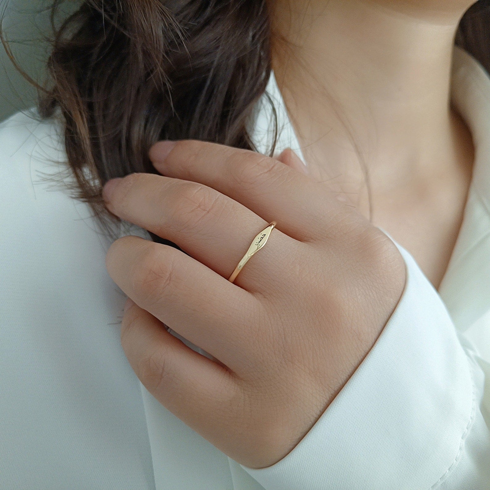 Personalized Arabic Name Ring