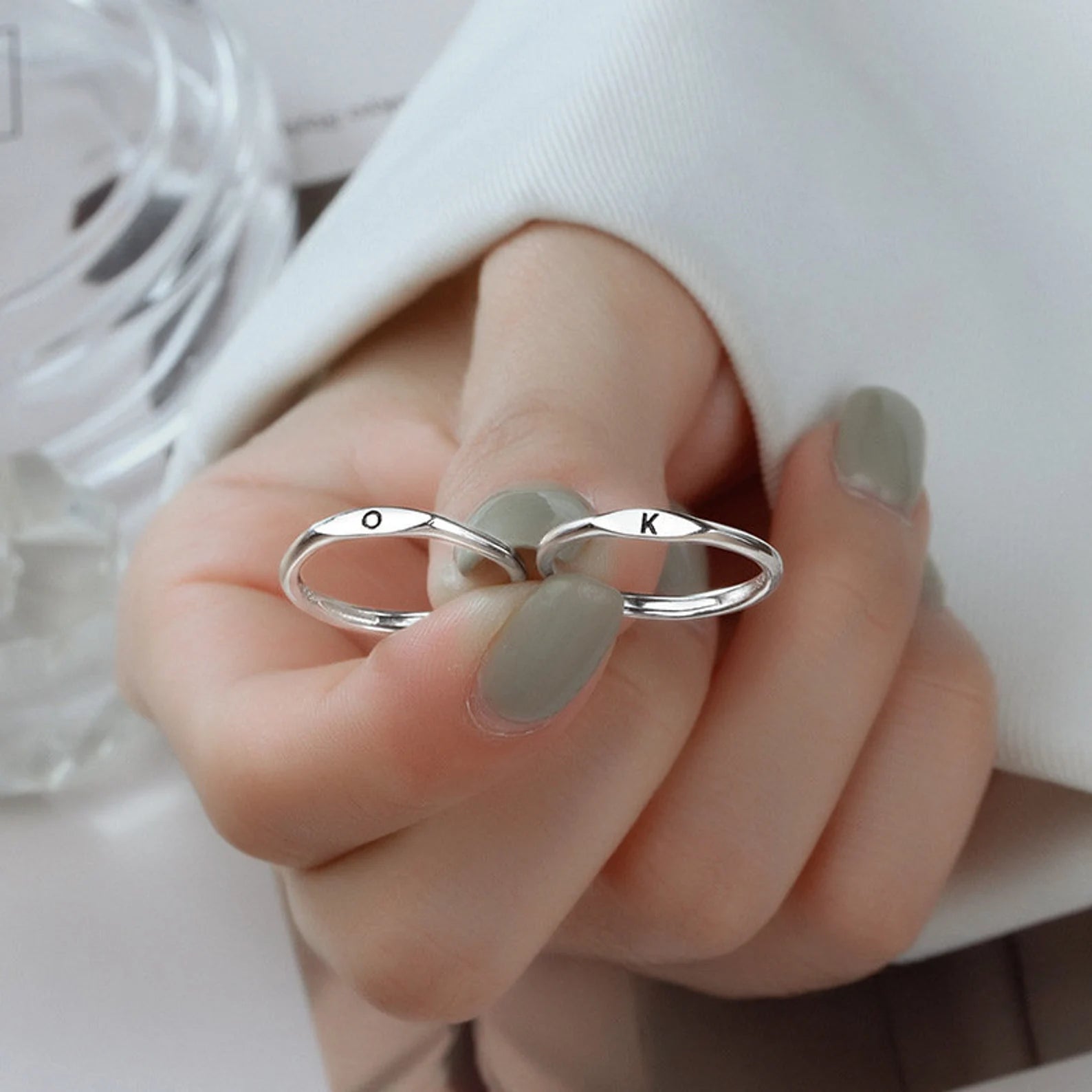RADIANT LOVE INITIAL RING