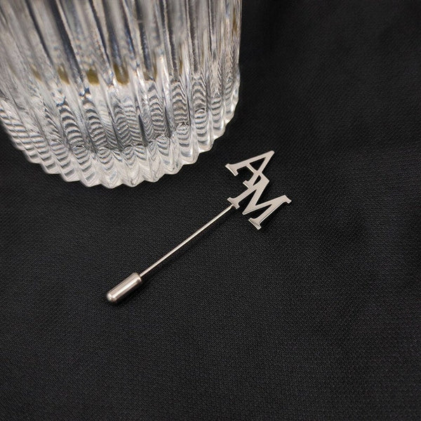 Initials Lapel Pin