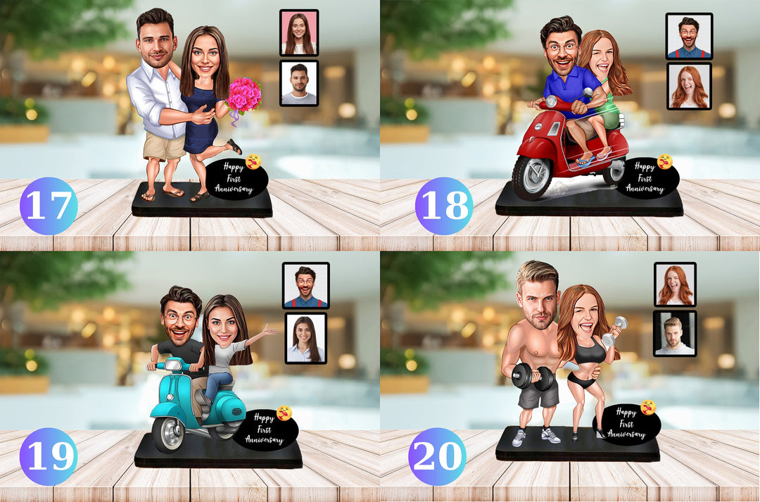 PERSONALISED FIGURINE TRINKET FOR COUPLES