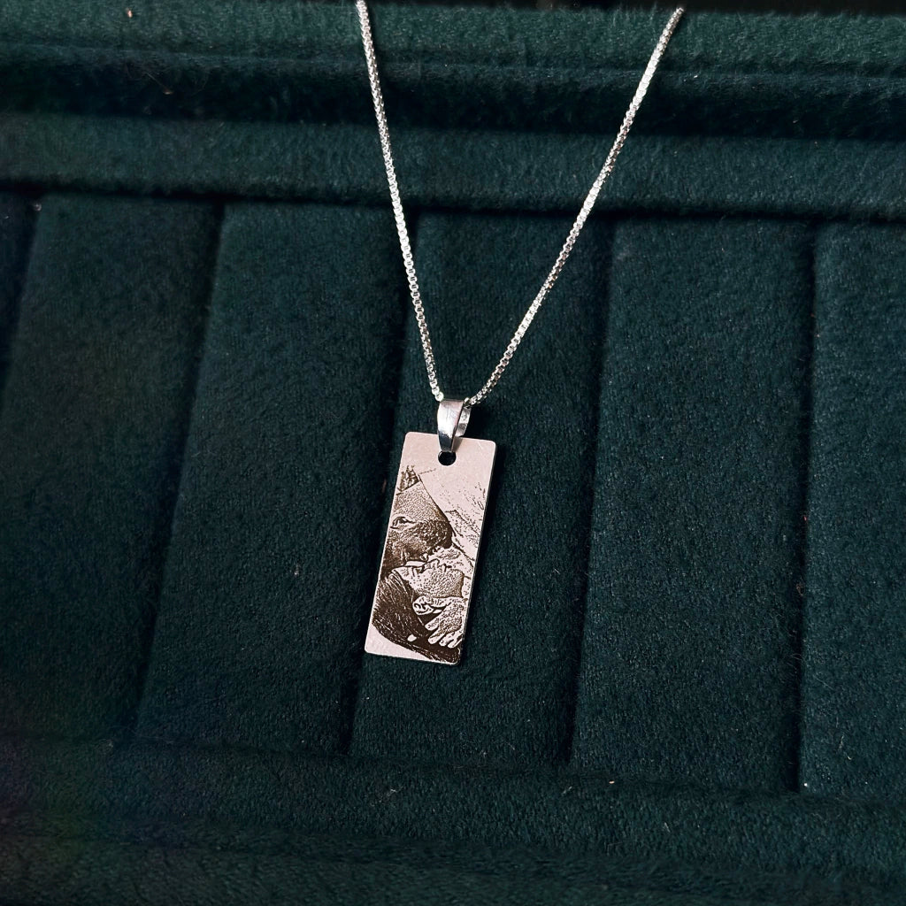 Laser Engraved Necklace