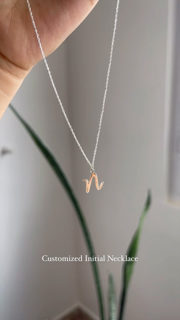 Stylish Initial Necklace