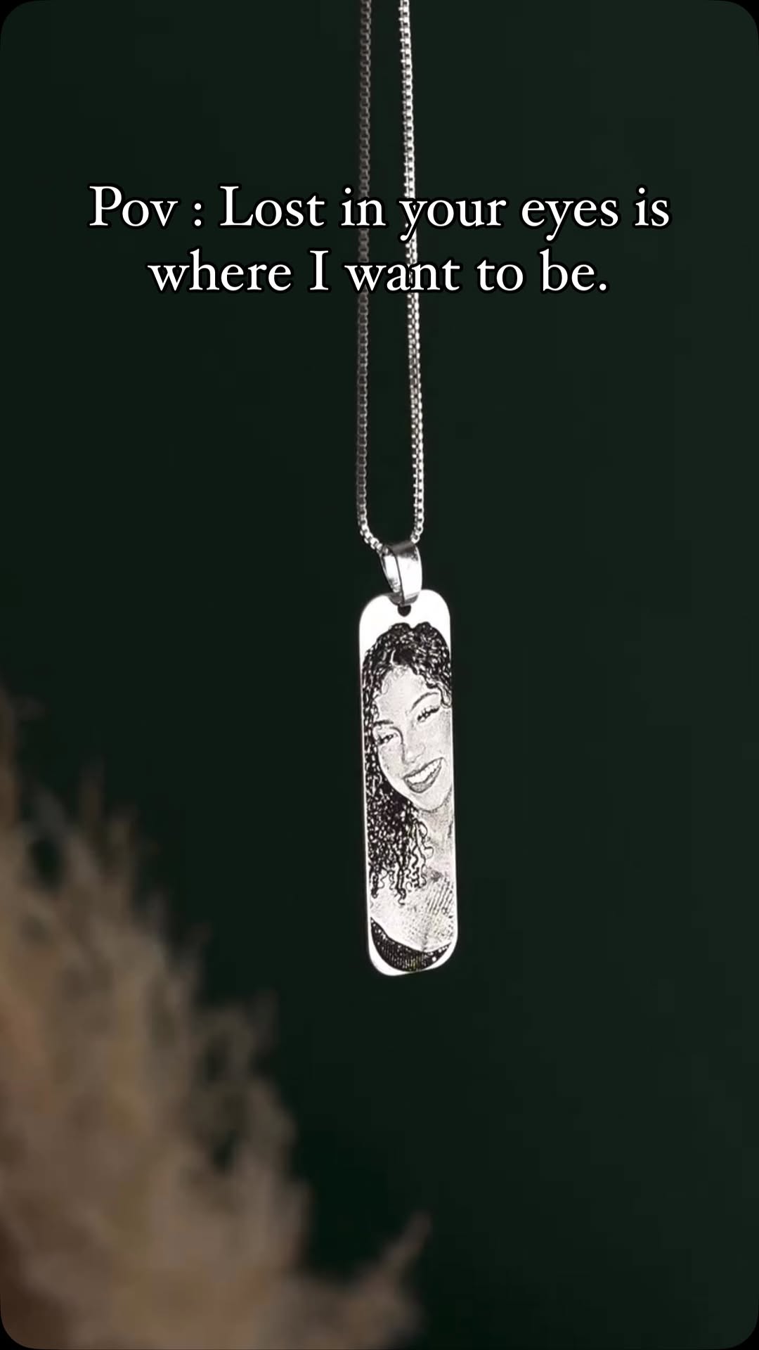 Photo Engraved Necklace