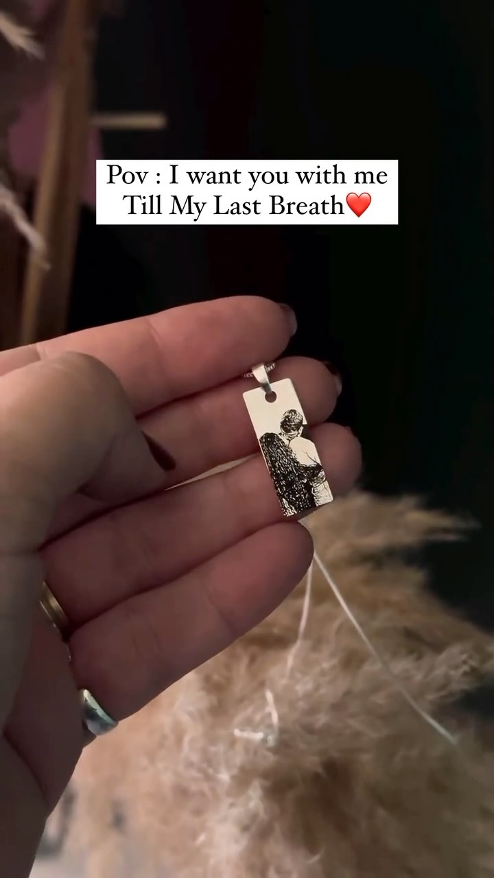 Photo Engraved Necklace