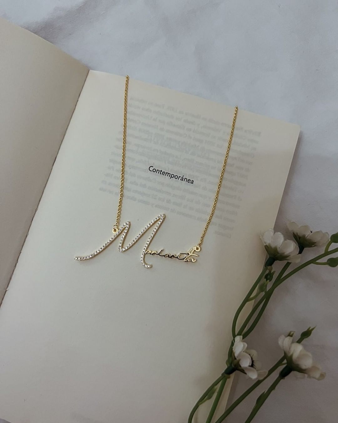 Signature Style Name Necklace With Diamond