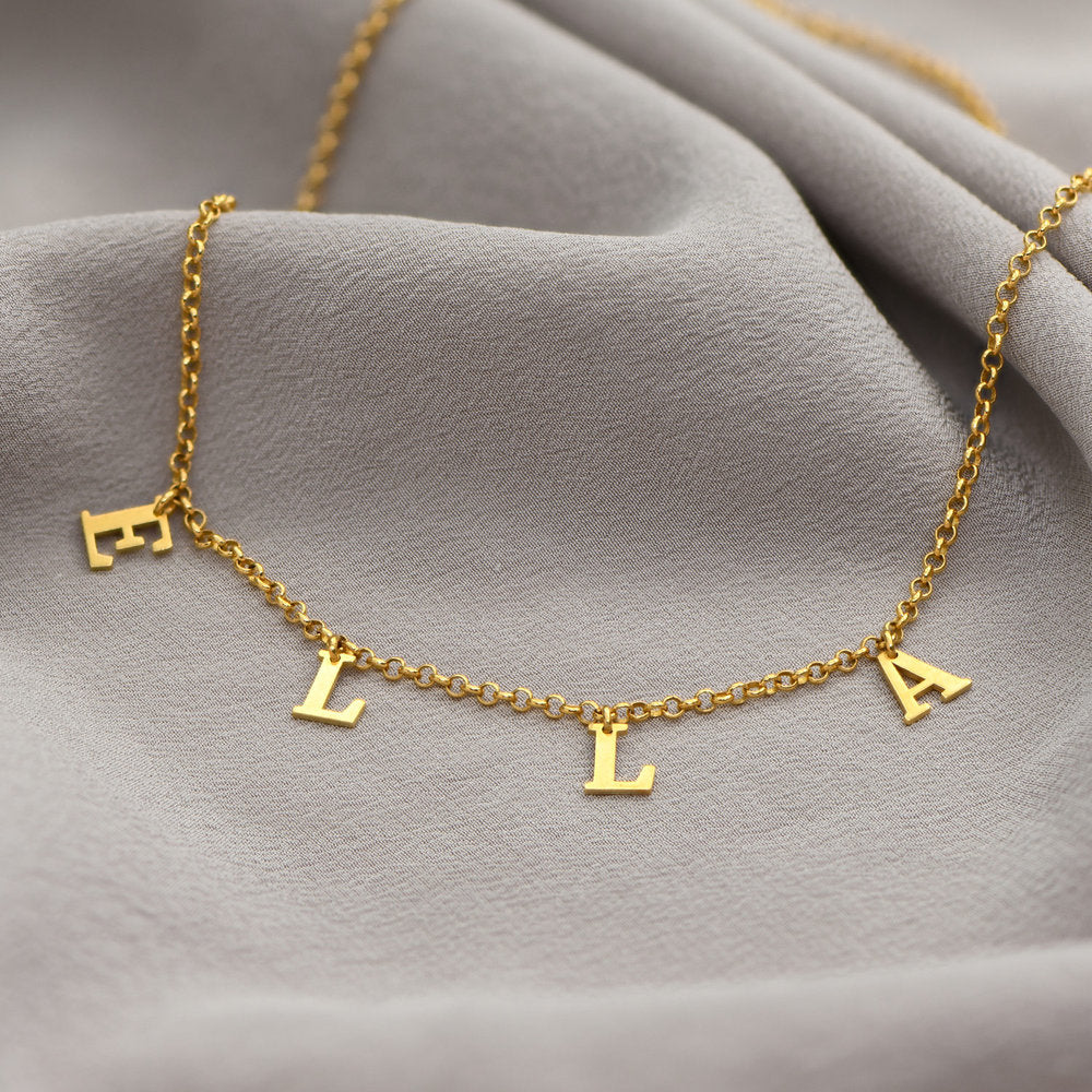 Personalized Multiple Initial Necklace