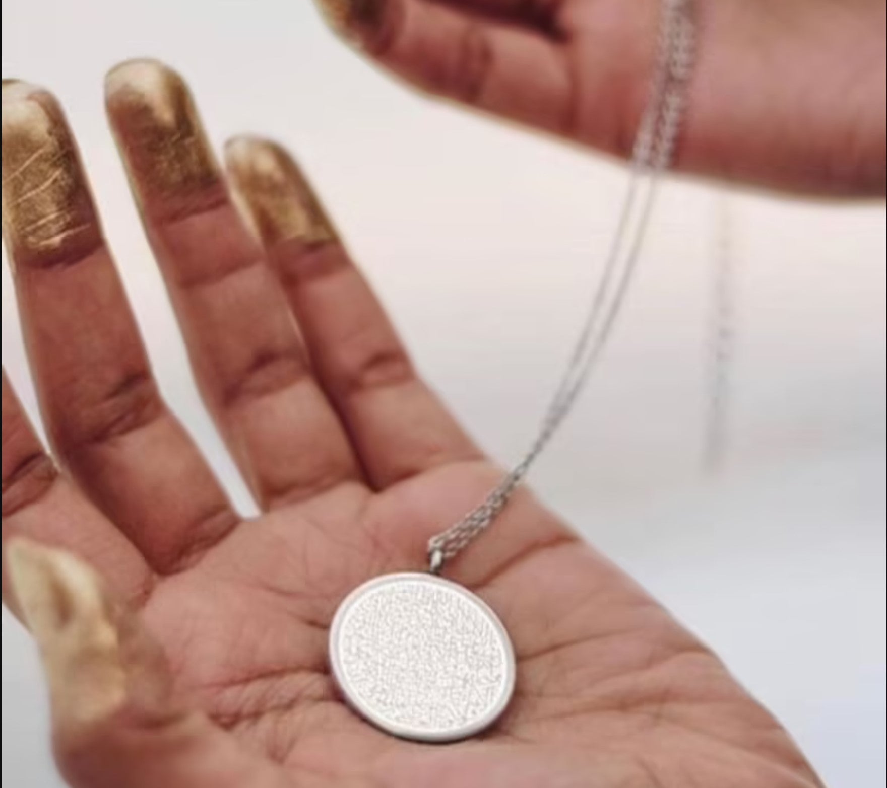 Ayatul Kursi Calligraphy Necklace