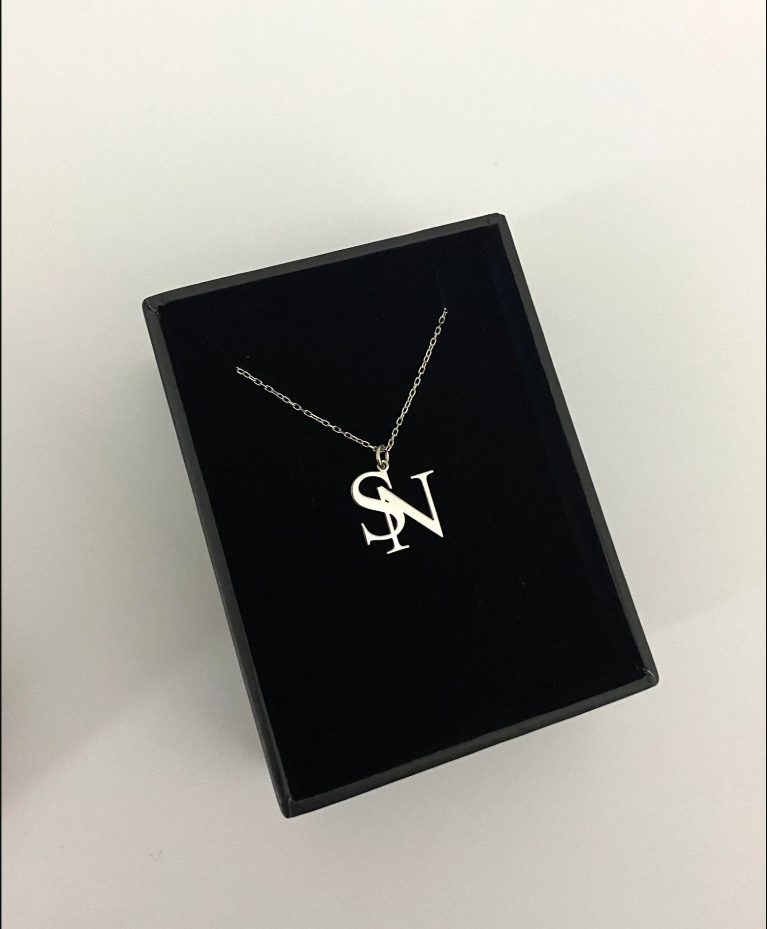 Double initial Necklace - Logo Style