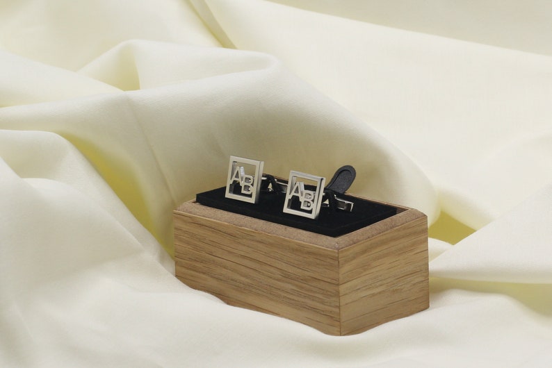 Square Name Cufflinks