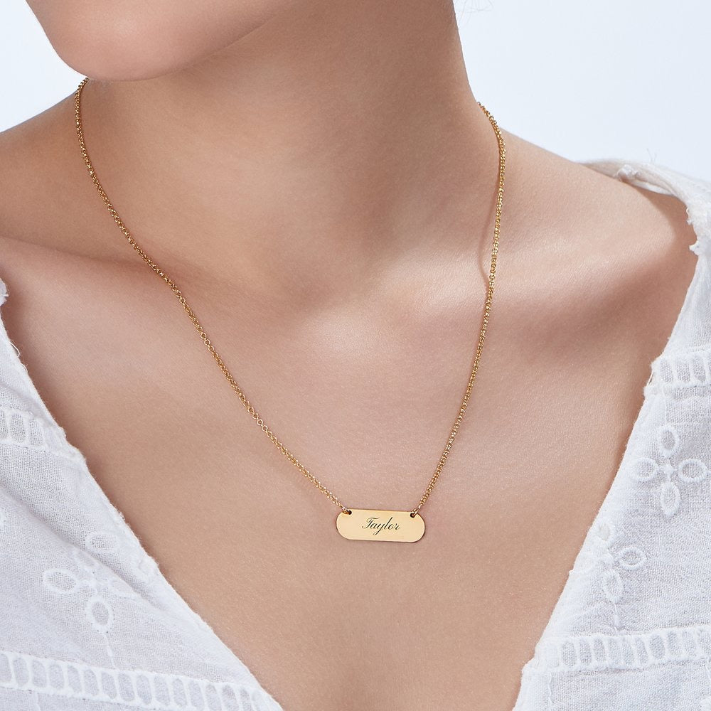 ROUNDED BAR NECKLACE