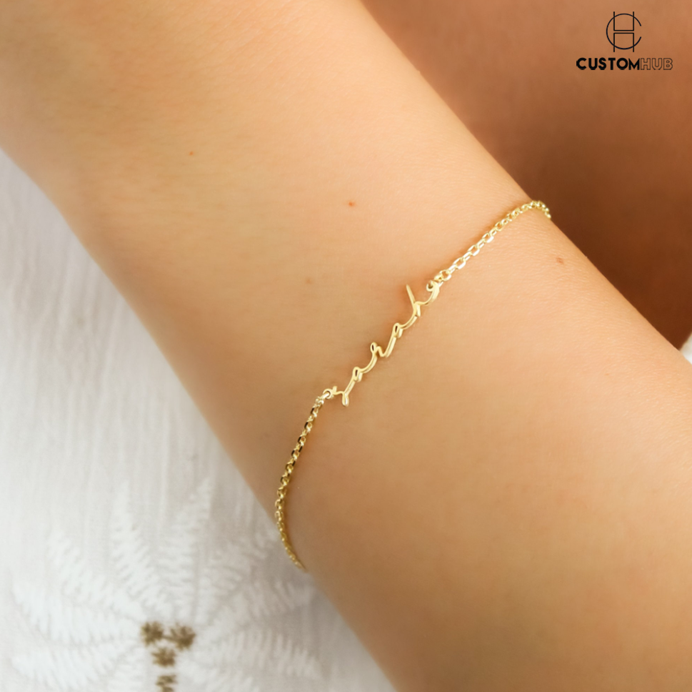 Personalized Name Handwriting Bracelet