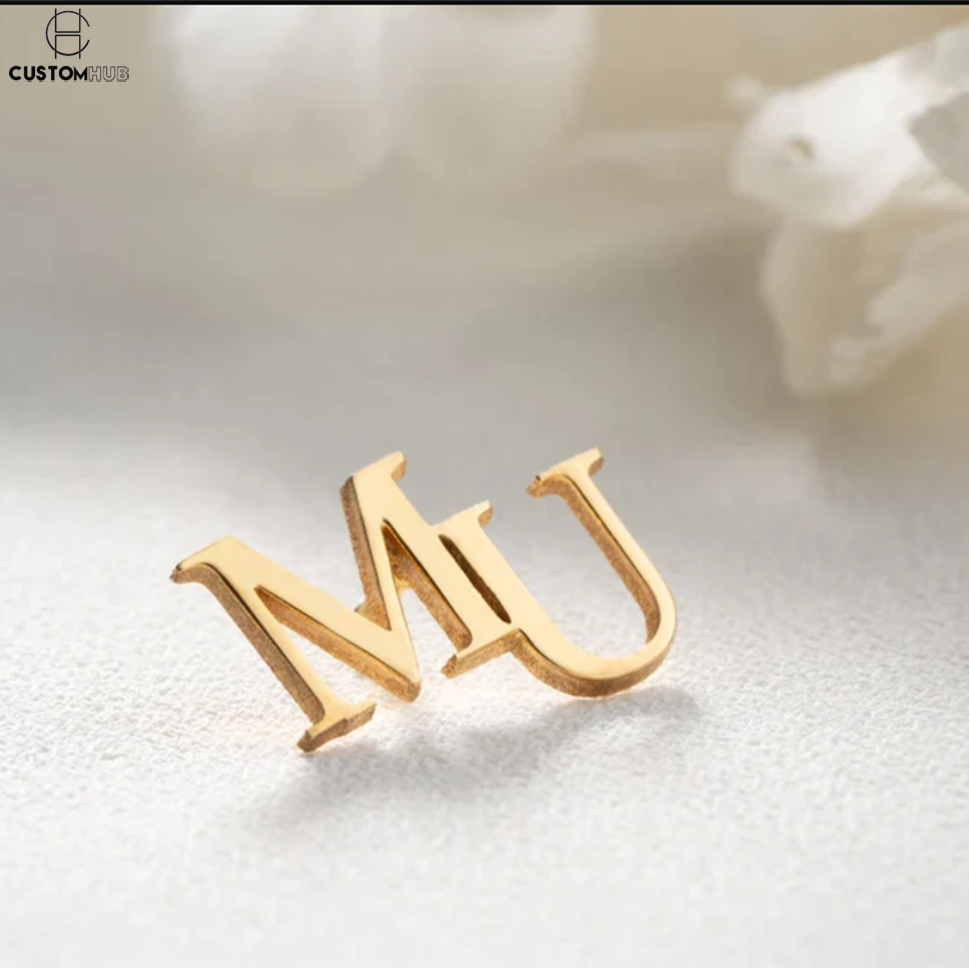 INITIAL LAPEL/COAT PIN - MEN