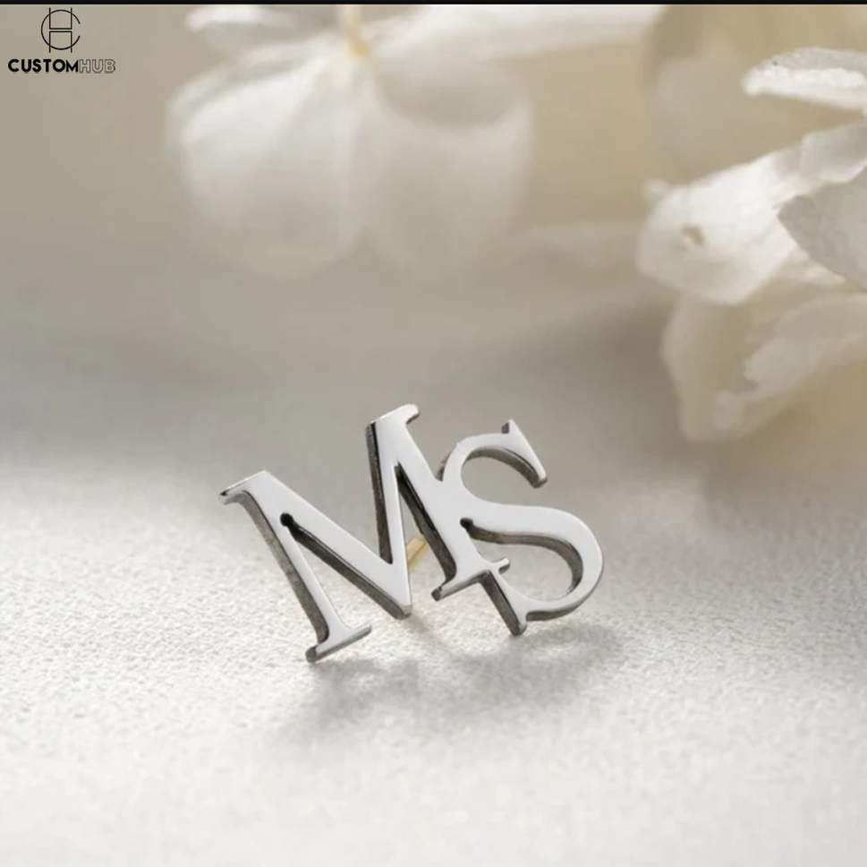 INITIAL LAPEL/COAT PIN - MEN