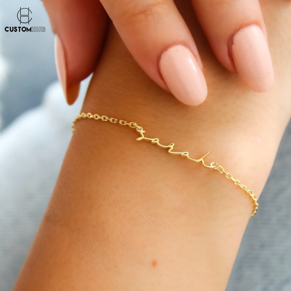 Personalized Name Handwriting Bracelet