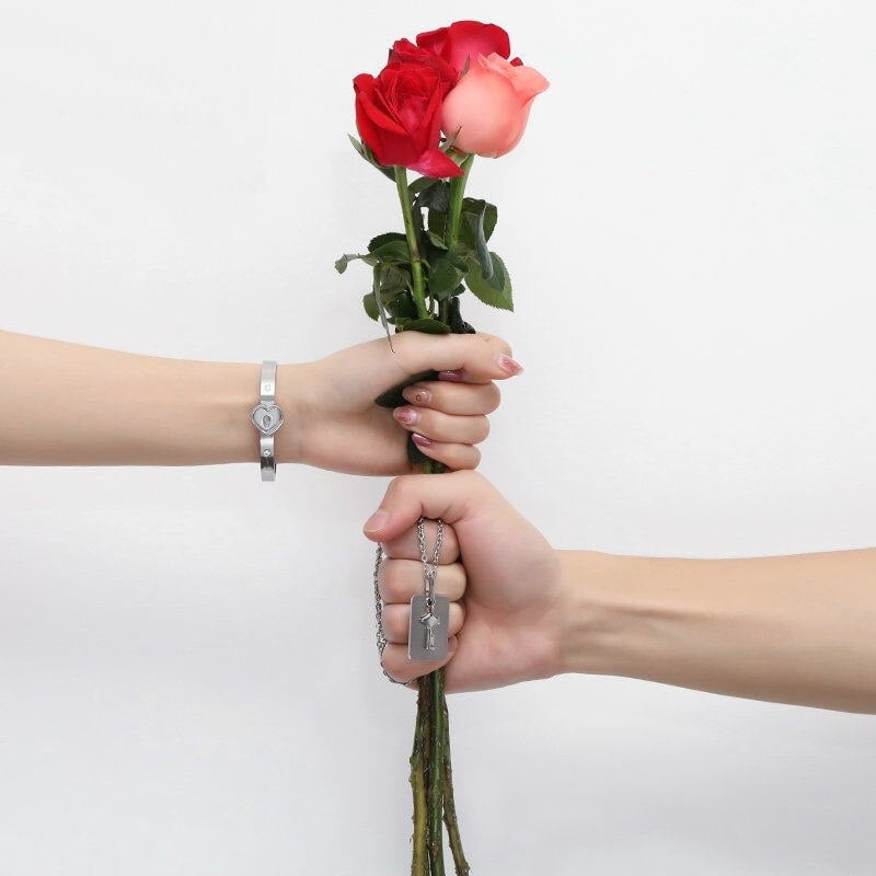 ❤️LoveLock™ Bracelet + Necklace Key Set❤️