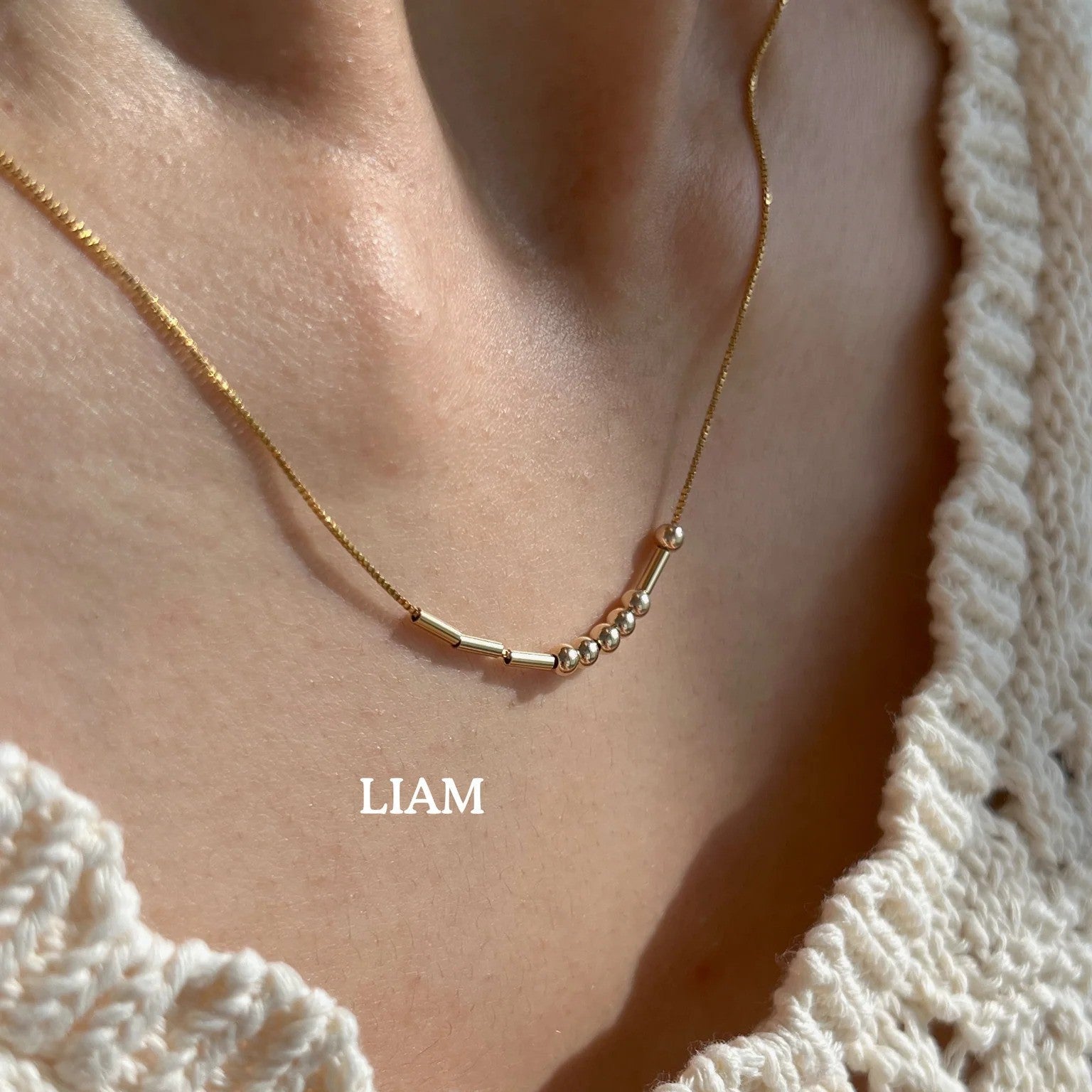 Morse Code Necklace