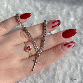 Valentine's Gold Plated Couples Jewelry