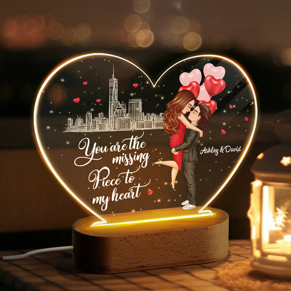 The Missing Piece To My Heart - LED Lamp