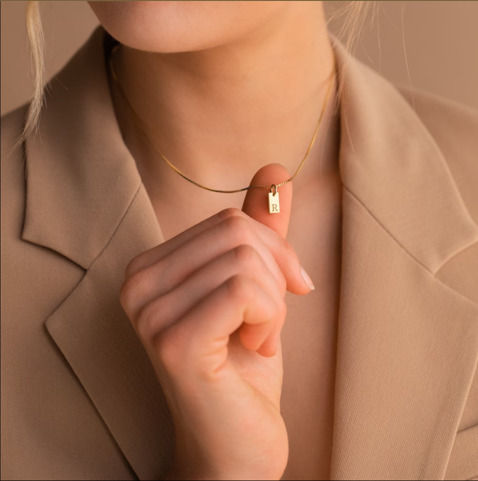 Initials Elegance Pendant