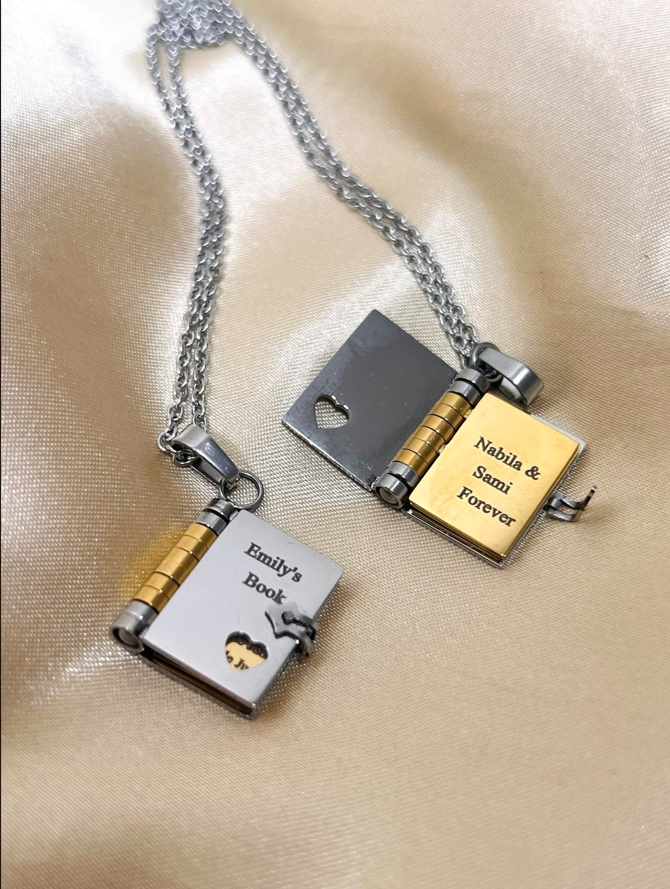 Book with Pages Necklace