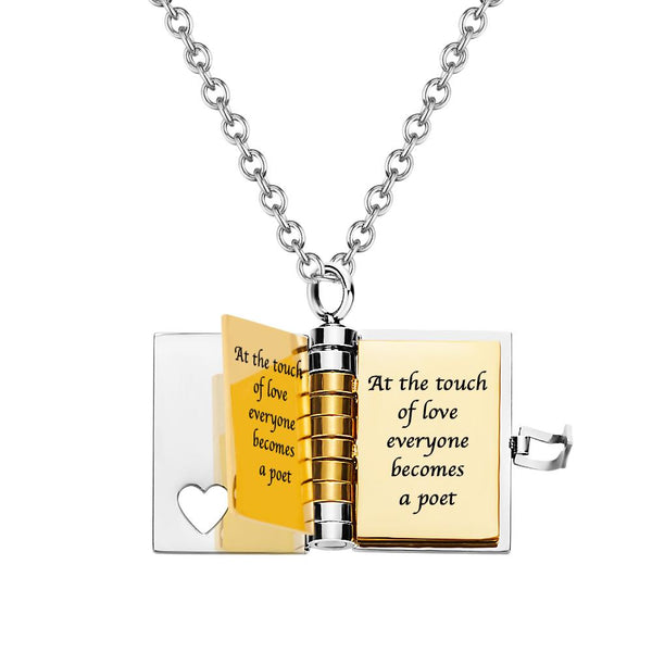 Book with Pages Necklace