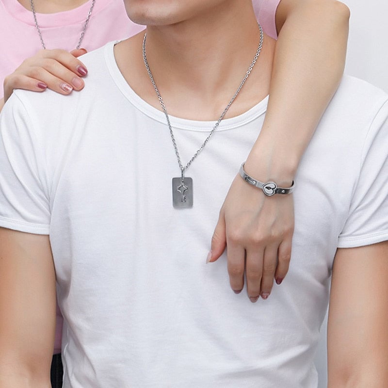 ❤️LoveLock™ Bracelet + Necklace Key Set❤️