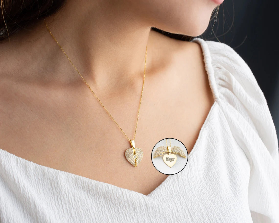 Personalized Soulmate Heart Pendant