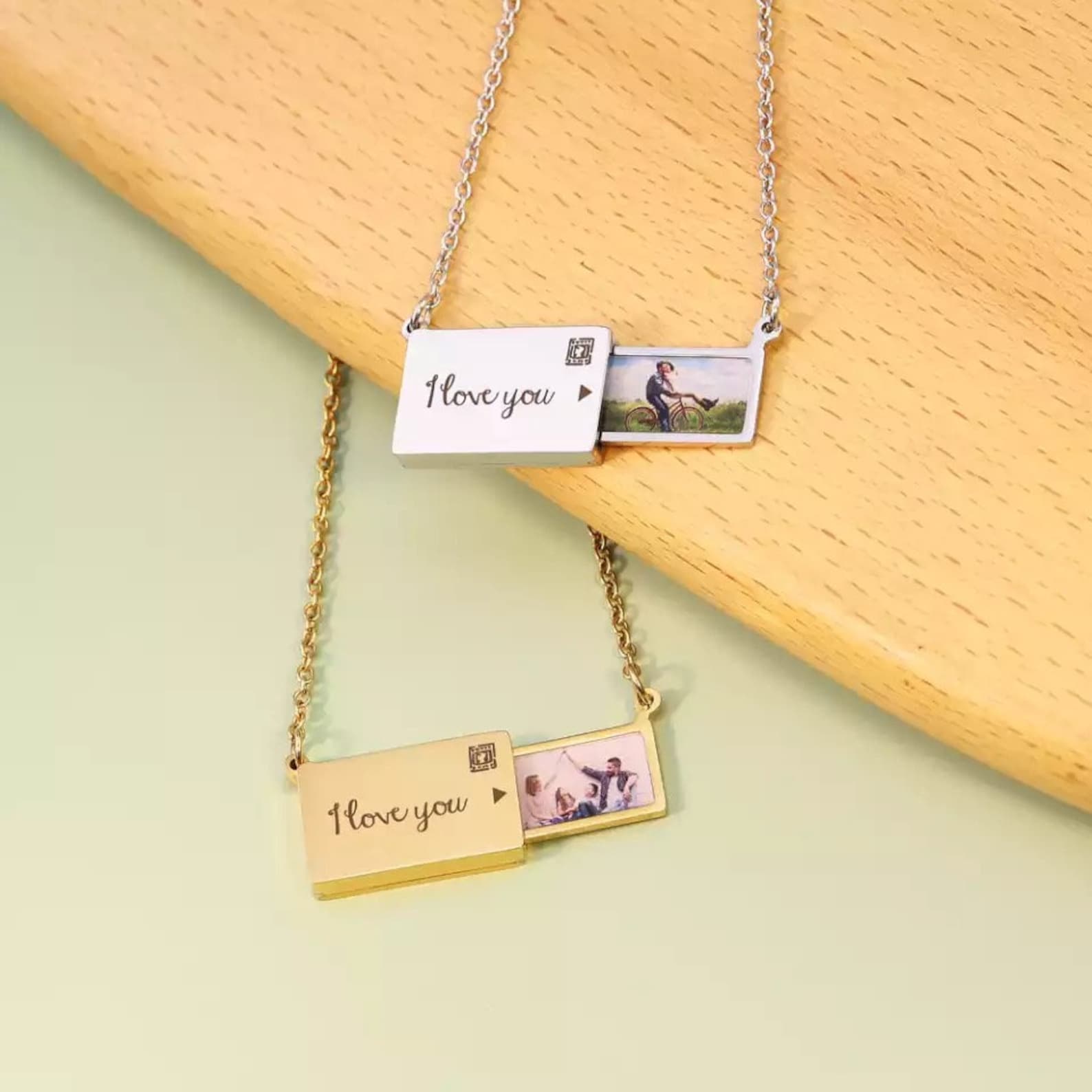 Secret Photo Envelope Necklace