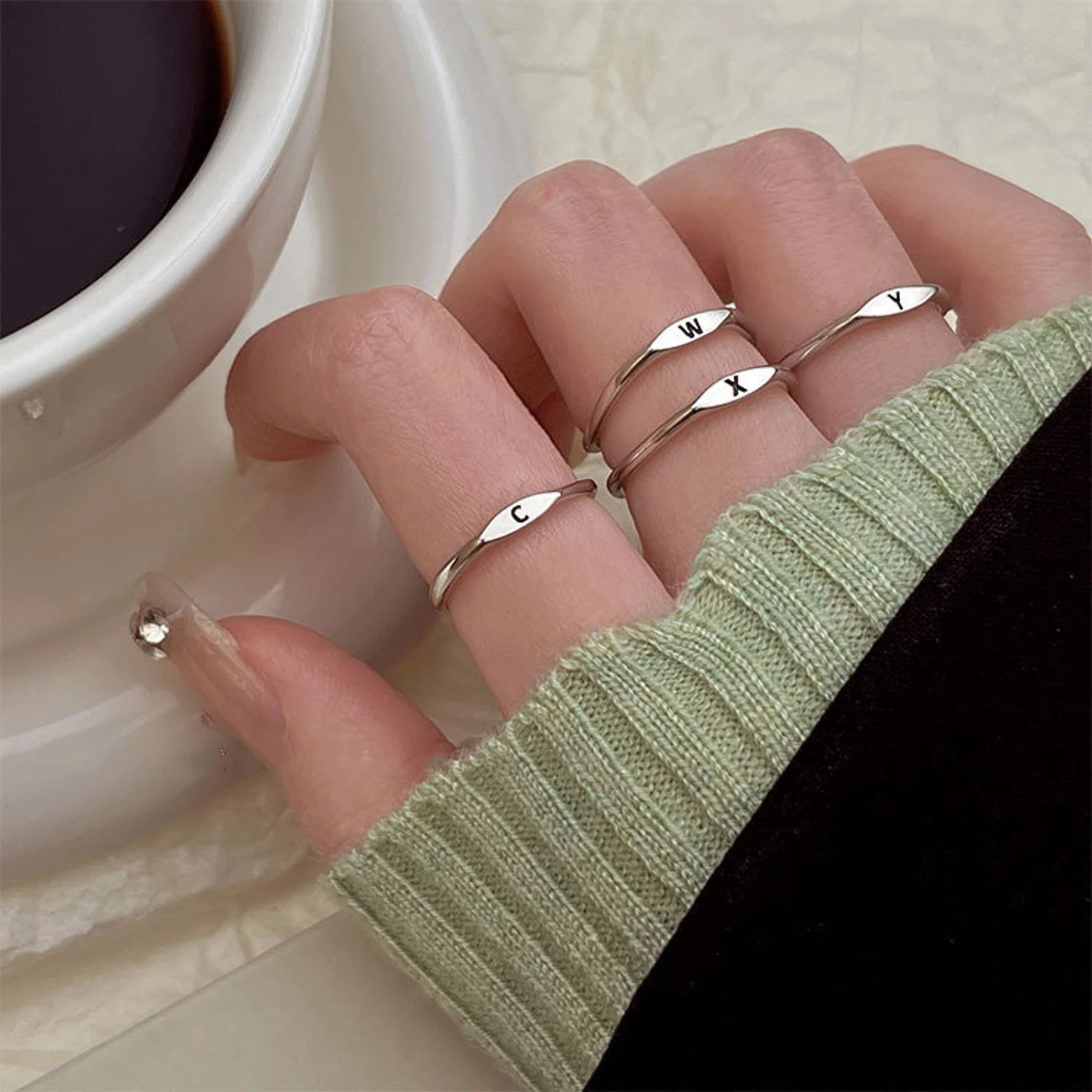 RADIANT LOVE INITIAL RING