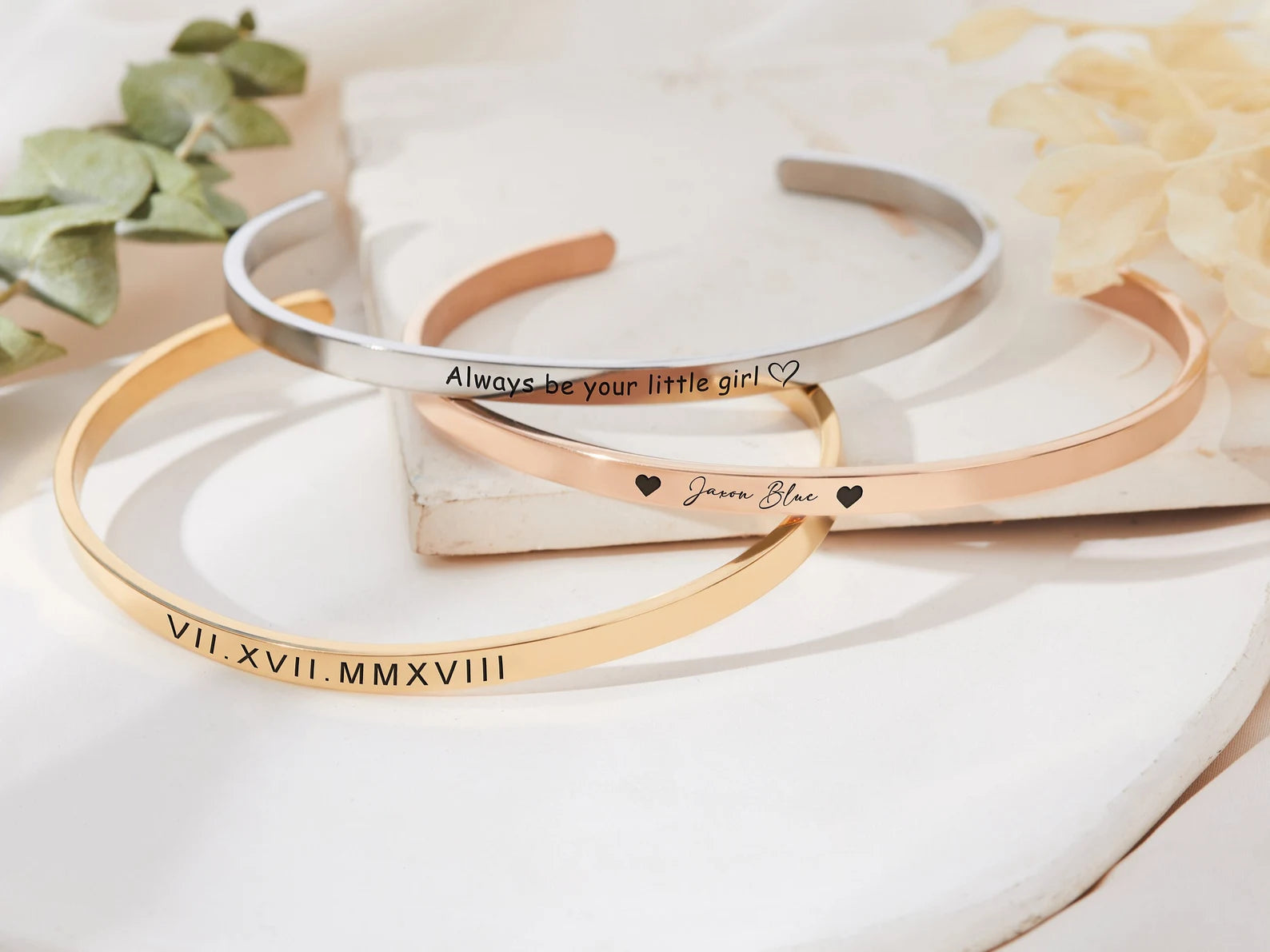 Custom Engraved  Cuff
