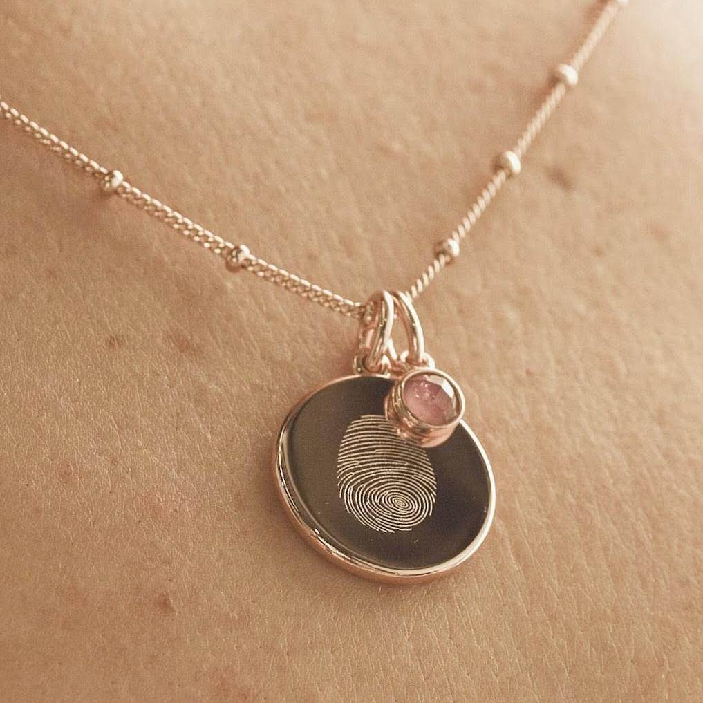 Touch of Love Birthstone Necklace