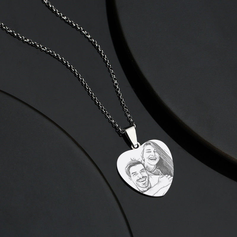 Personalized Engraved Pendant Necklace with Your Name or Motivation word,  Personalized gift for her – MY RESOLVE