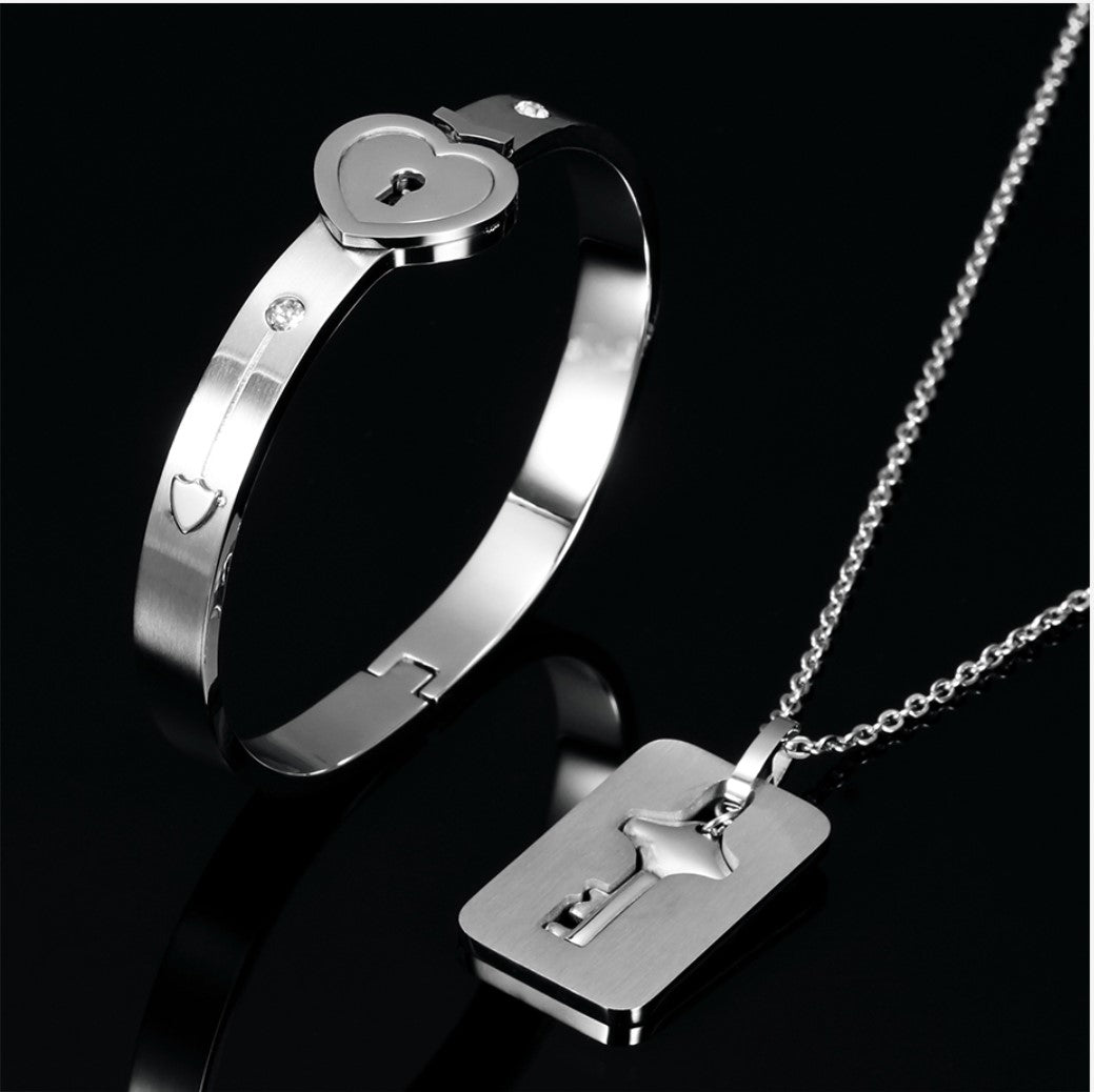 ❤️LoveLock™ Bracelet + Necklace Key Set❤️