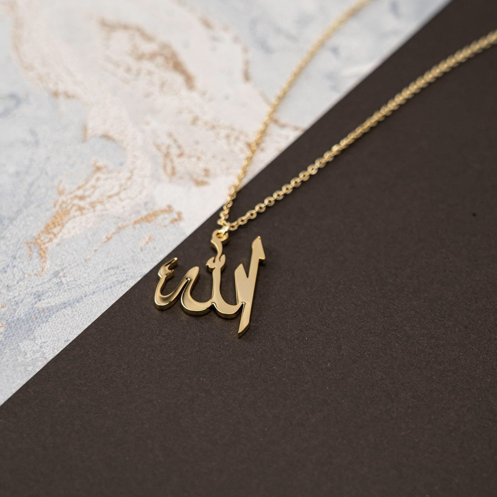 Allah Necklace 24K Plated