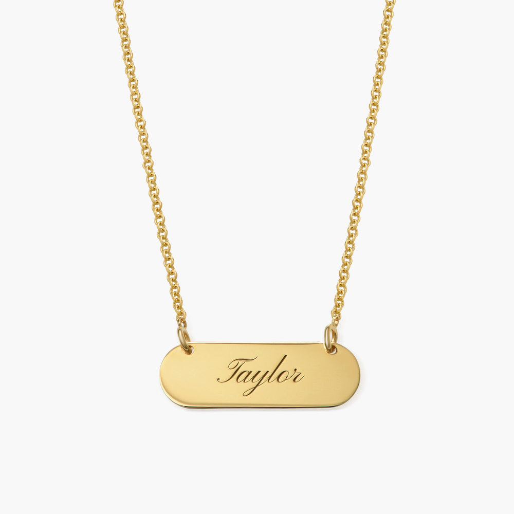 ROUNDED BAR NECKLACE